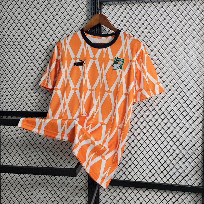 Camiseta Côte d’Ivoire Naranja Pre-Partido 2023