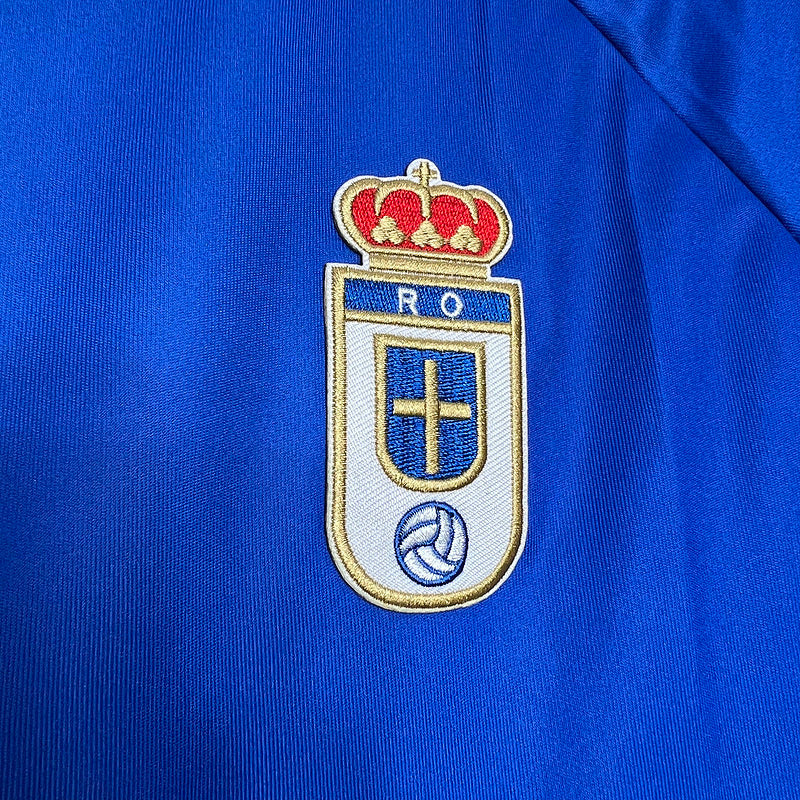 Maillot Real Oviedo Vintage Domicile Rétro 90/91