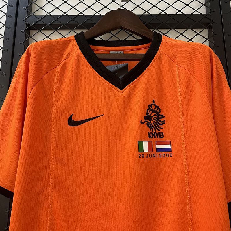 Maillot Netherlands Vintage Dropship Domicile Rétro 2000