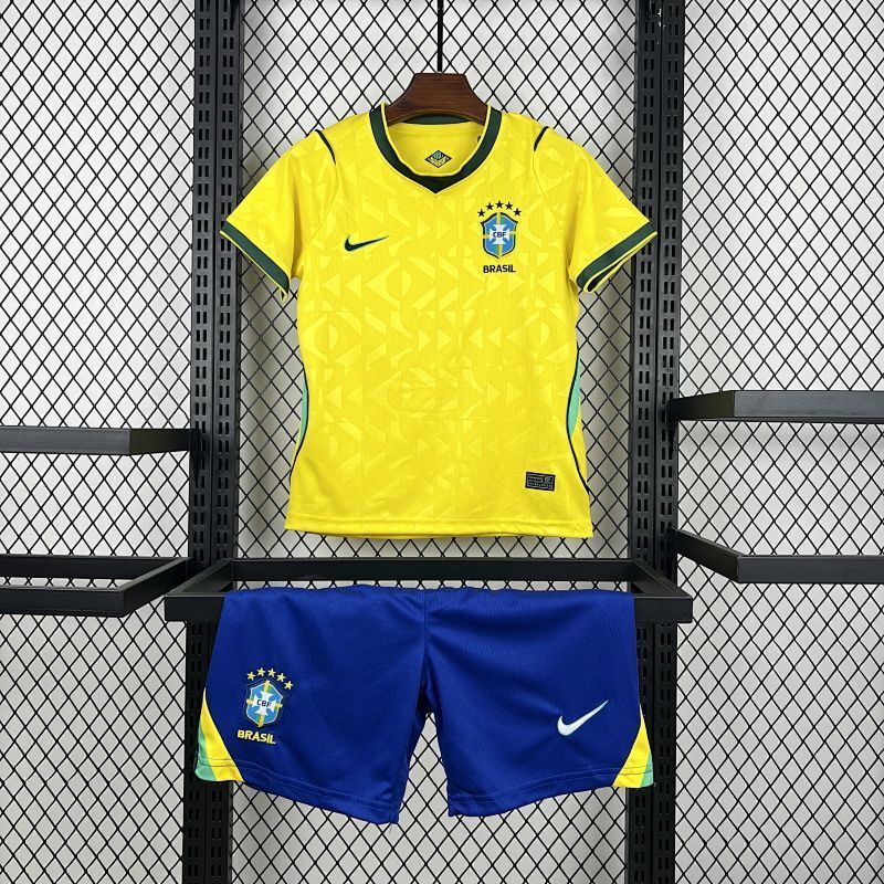 Maillot Brésil Domicile Enfant Coupe du Monde 2026