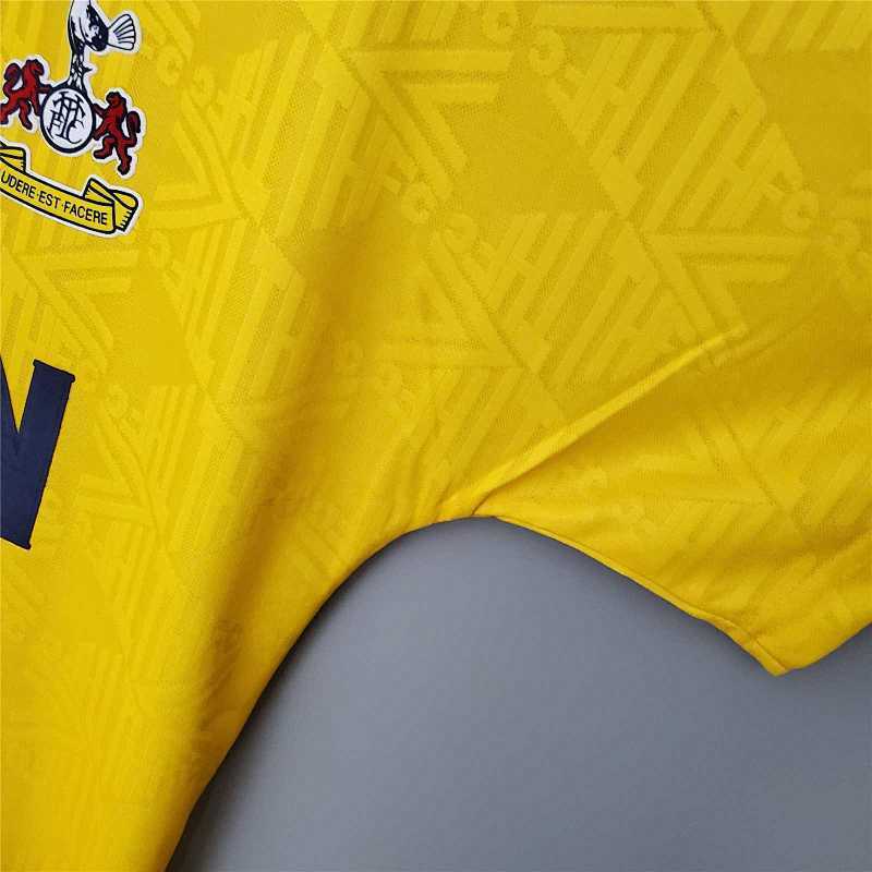 Camiseta Tottenham Amarillo Visitante 92/94