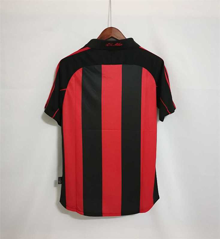 AC Milan Home Retro Jersey 2001/02