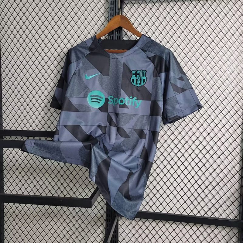 Camiseta FC Barcelona Negro Pre-Partido 23/24
