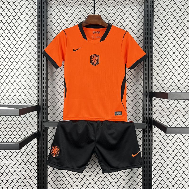 Maillot Pays-Bas Domicile Enfant Coupe du Monde 2026