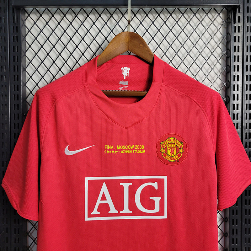 Manchester United Home Retro Jersey 2007/08