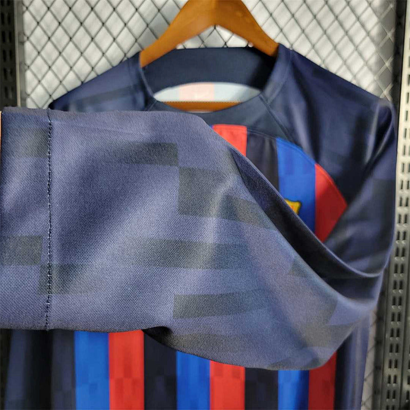 Maillot FC Barcelone Domicile Manches Longues 22/23