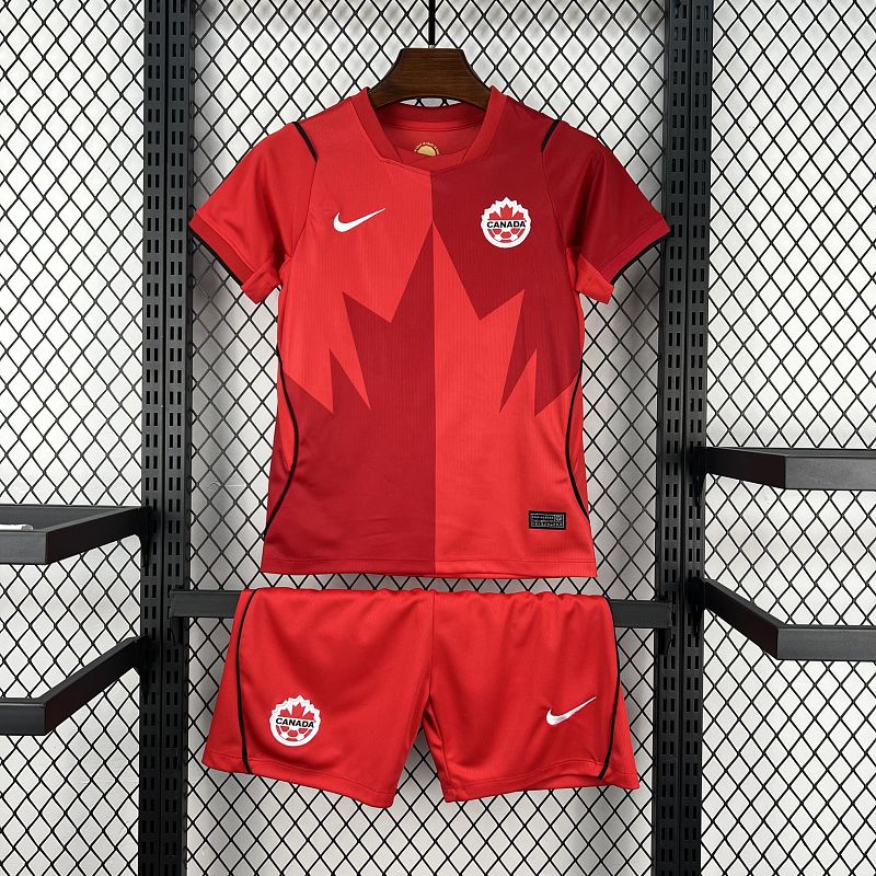 Maillot Canada Domicile Enfant Coupe du Monde 2026