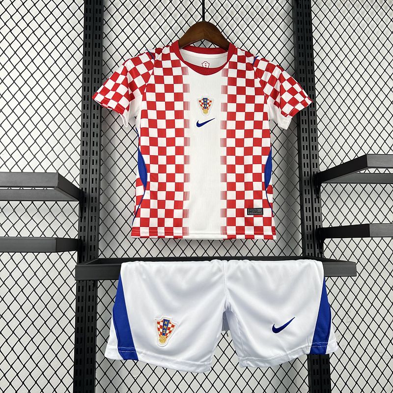 Maillot Croatie Domicile Enfant Coupe du Monde 2026