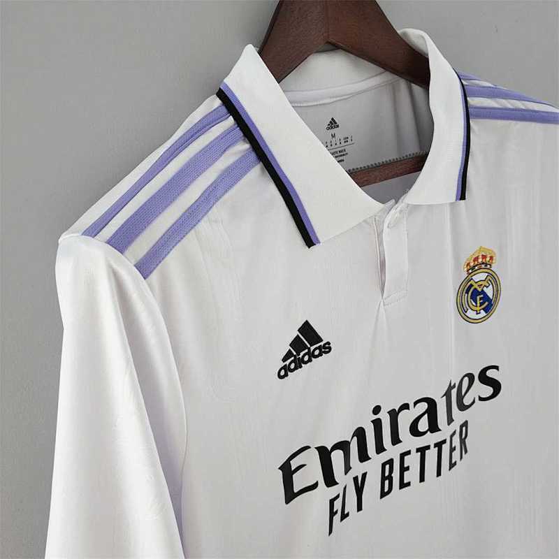 Maillot Real Madrid Domicile Manches Longues 22/23
