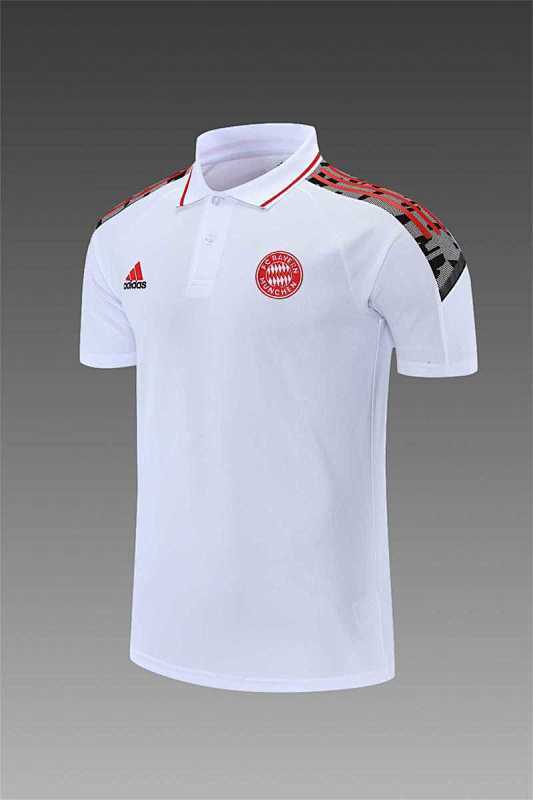 Polo Bayern Munich Blanc Rouge