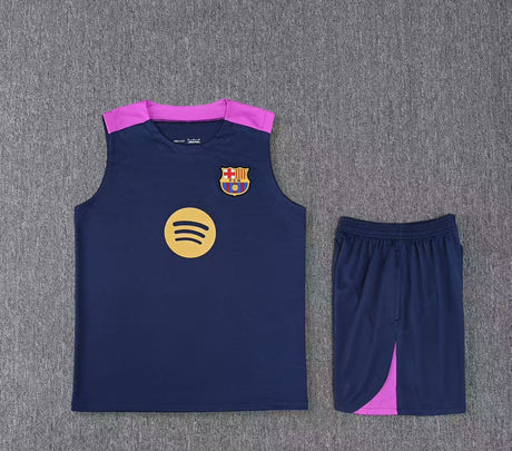 Short + débardeur FC Barcelone Bleu Marine