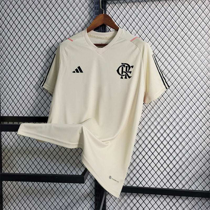 Maillot Flamengo Blanc Prématch 23/24 (2)