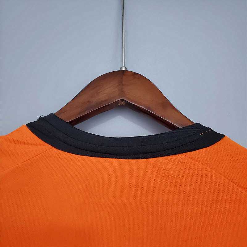 Camiseta Países Bajos Naranja Local Retro 2002