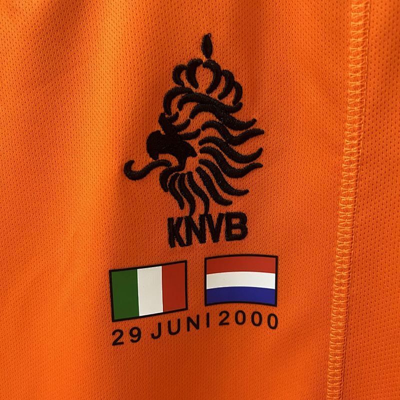Maillot Netherlands Vintage Dropship Domicile Rétro 2000