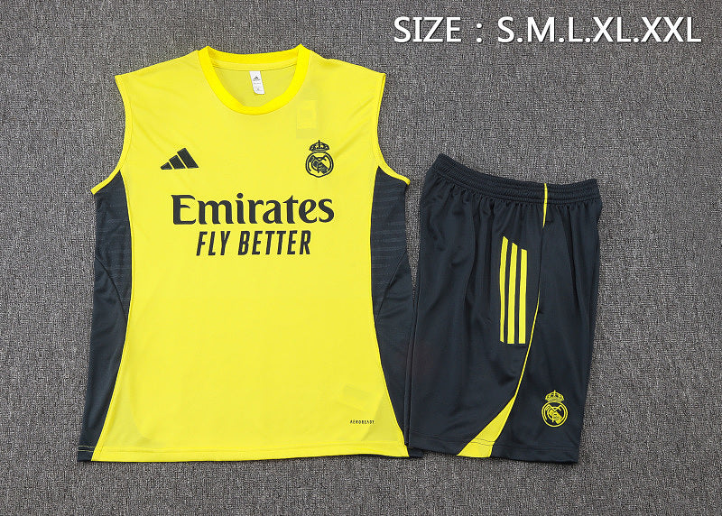 Camiseta sin Mangas Real Madrid Amarillo 25/26