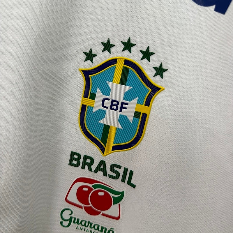 Camiseta Brasil Negro Blanco 2026 (2)