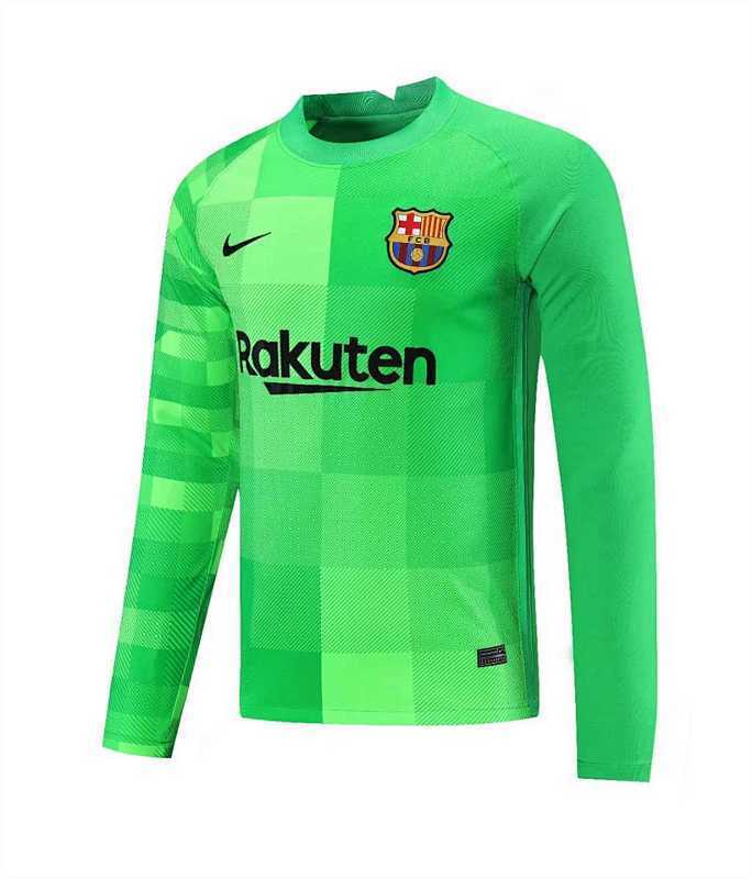 FC Barcelona Green Goalkeeper Tracksuit 21/22