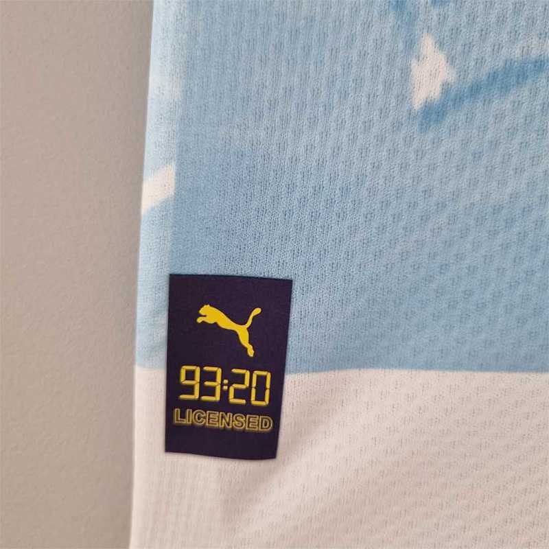 Maillot Manchester City Bleu Blanc 22/23