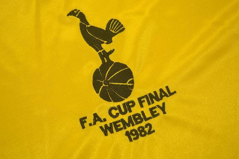 Camiseta Tottenham Amarillo Visitante 82/83