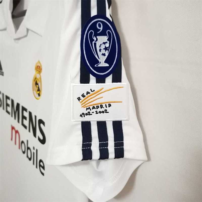 Real Madrid Home Retro Jersey 2002/03