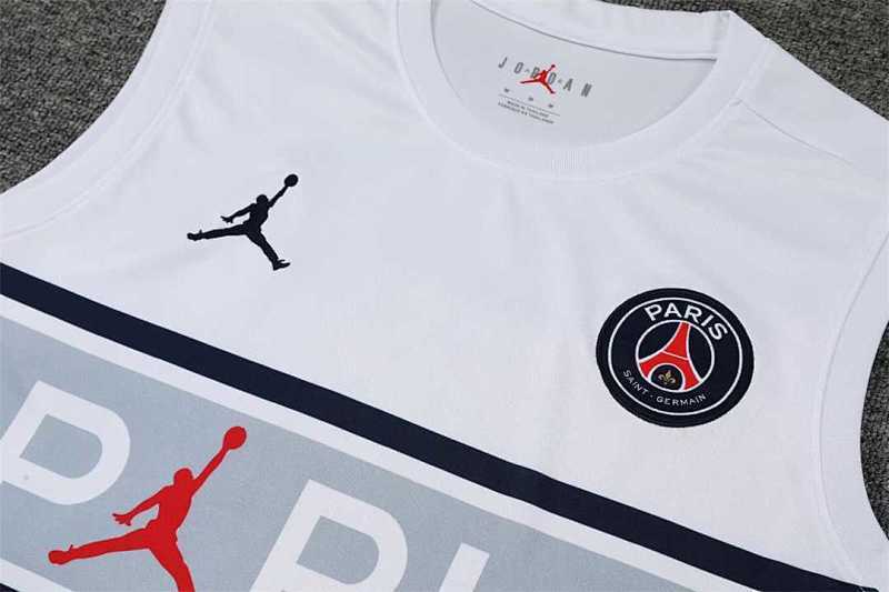 Camiseta sin Mangas PSG Blanco Gris 22/23