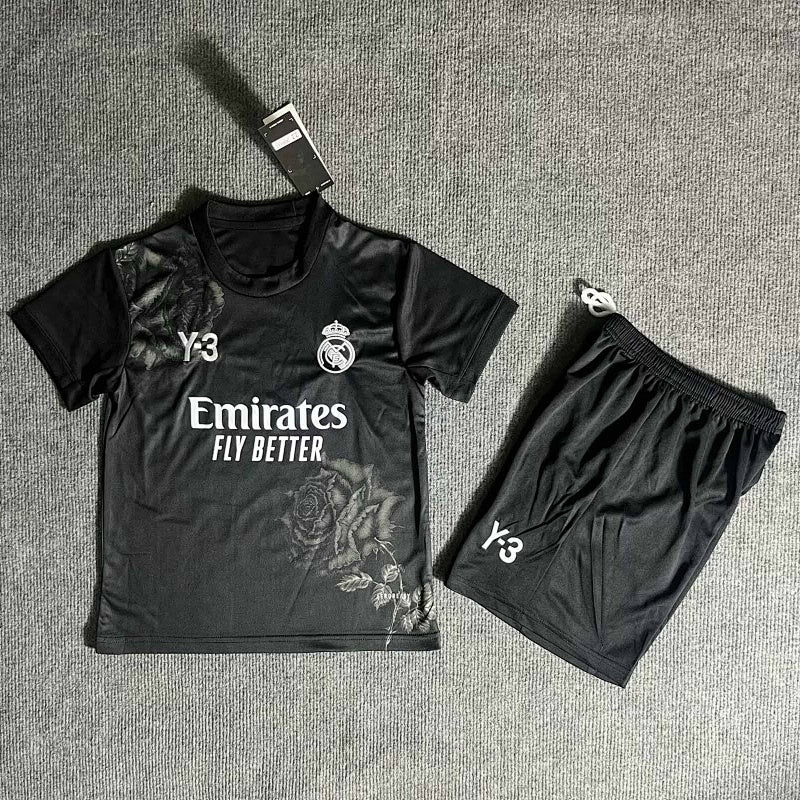 Conjunto Real Madrid Negro Niño 24/25