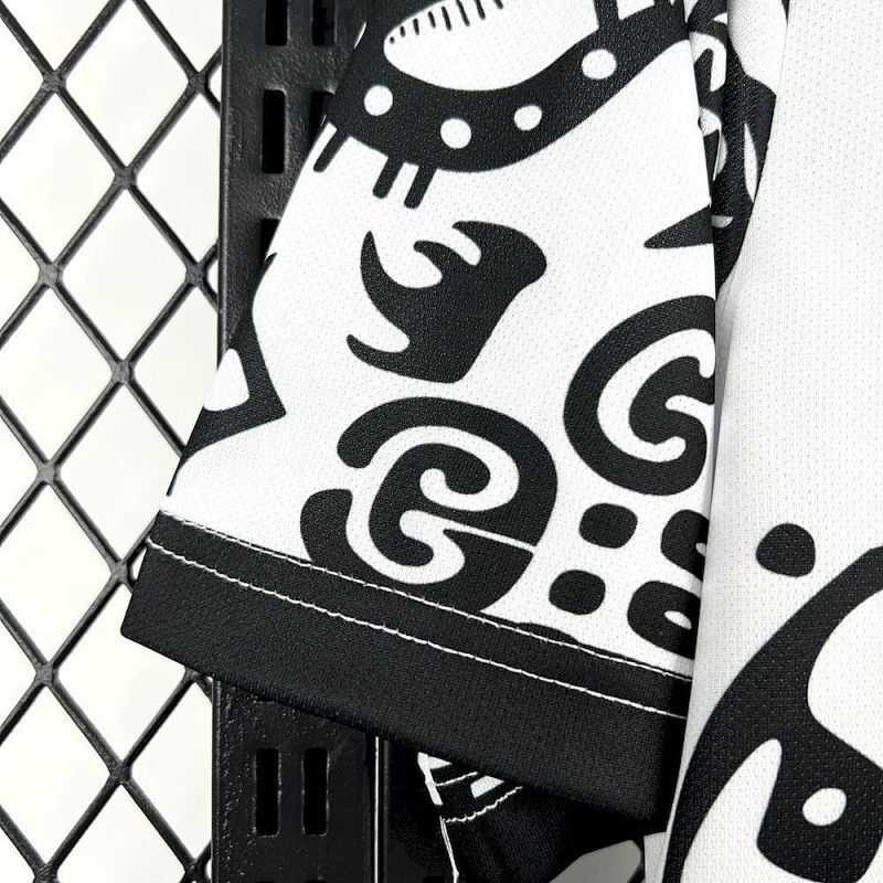 Maillot Mexique Noir Blanc Prématch 2026