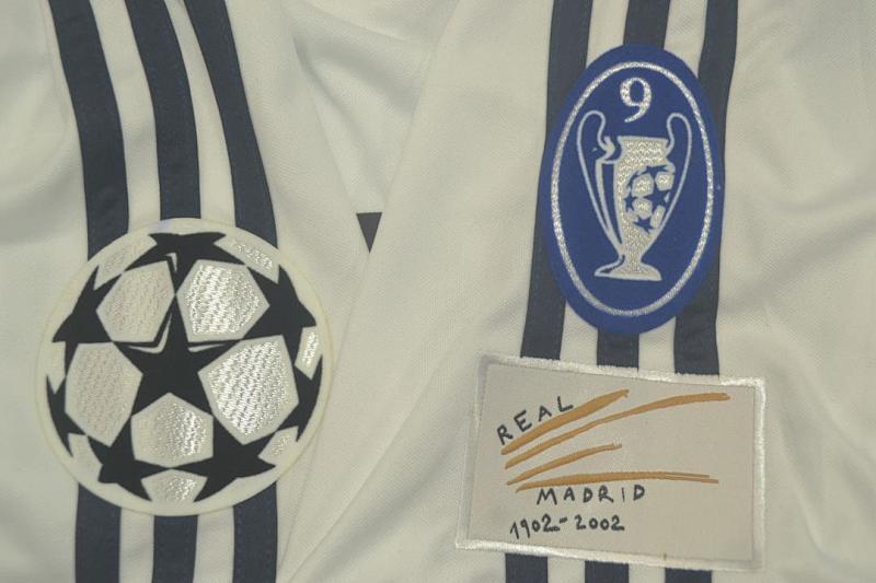 Maillot Real Madrid Domicile Rétro 2001/02