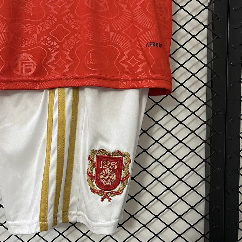 Bayern Munich 125 Years Red Kids Kit 25/26