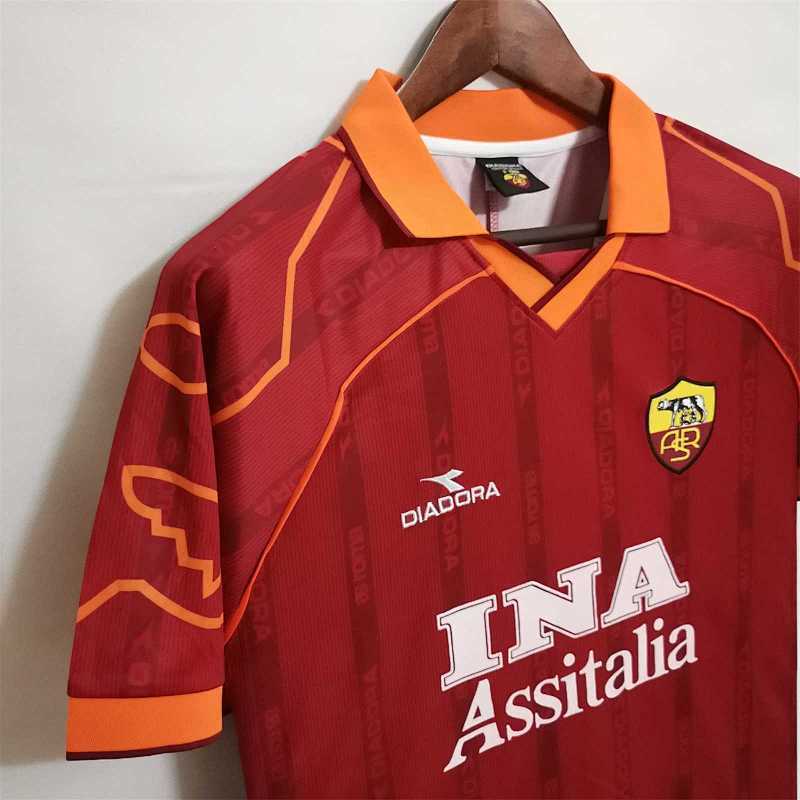 Camiseta AS Roma Local Retro 1999/00