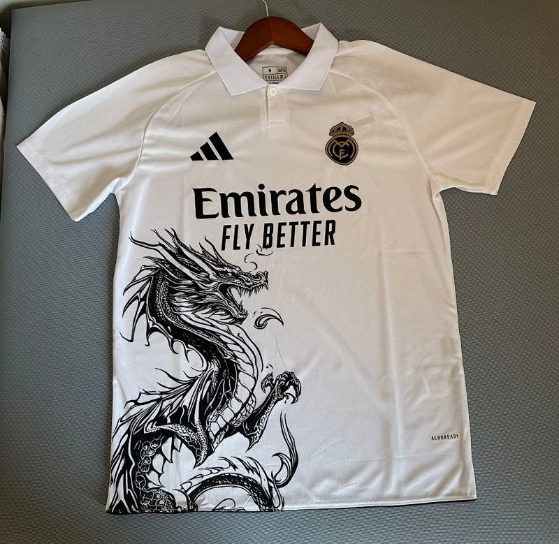 Camiseta Real Madrid Blanco Dragon Blanco Edición Especial 25/26 (3)