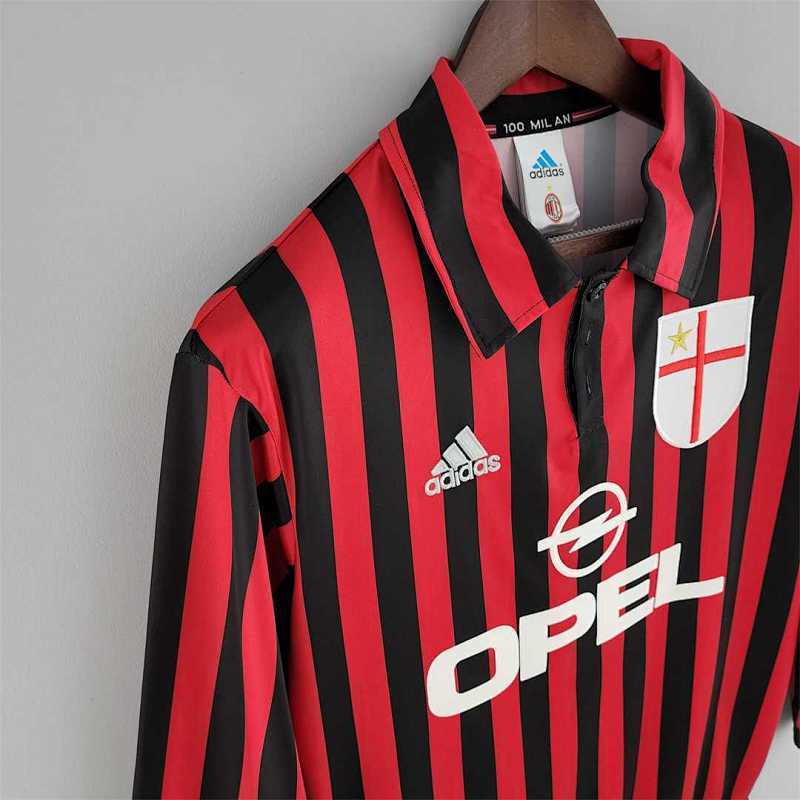 Maillot AC Milan Domicile Rétro 1999/00
