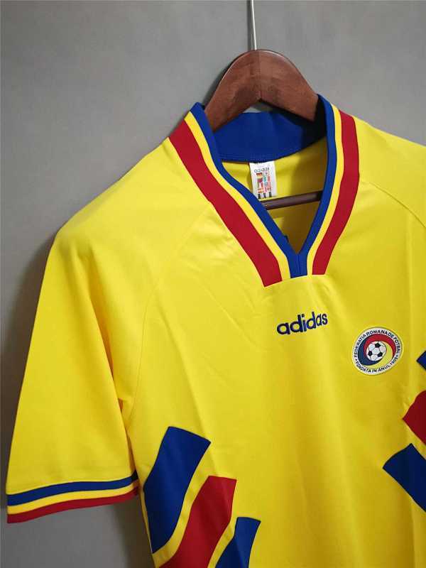 Romania Yellow Retro Jersey 1994