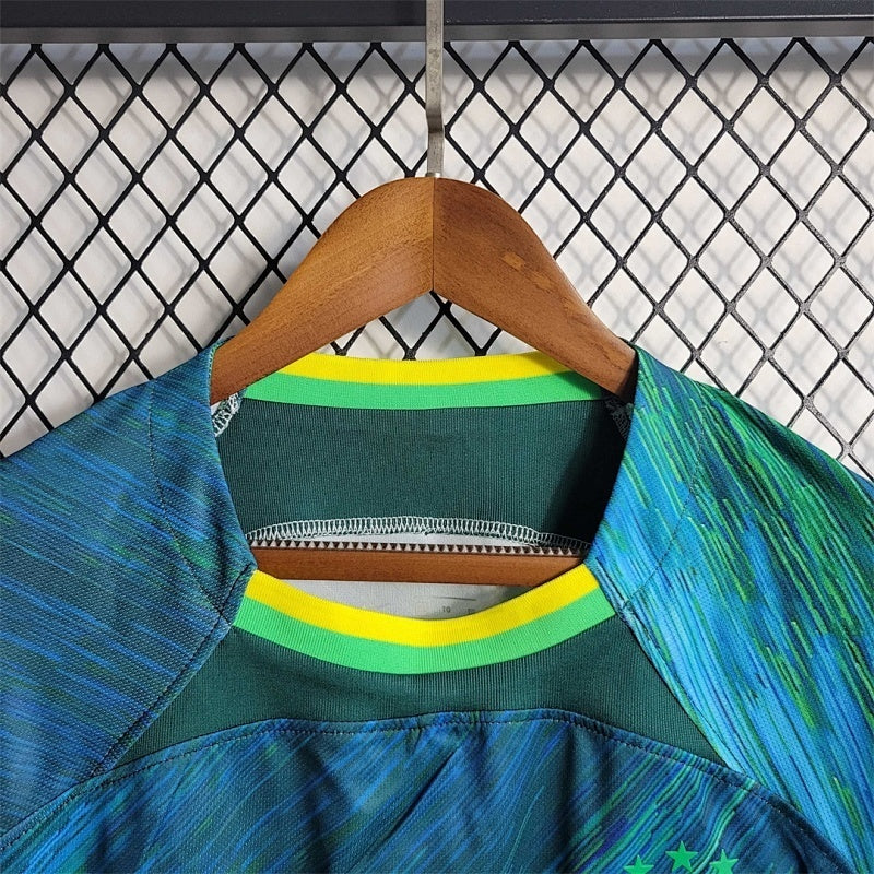 Maillot Brésil Vert Prématch 2023