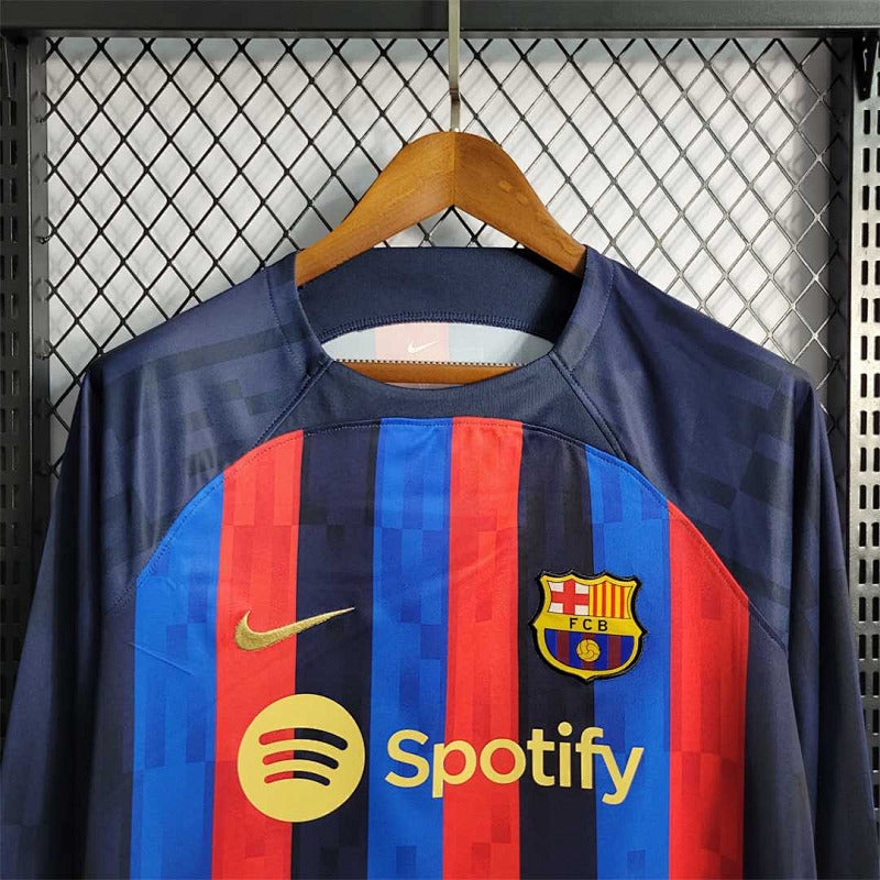 Maillot FC Barcelone Domicile Manches Longues 22/23