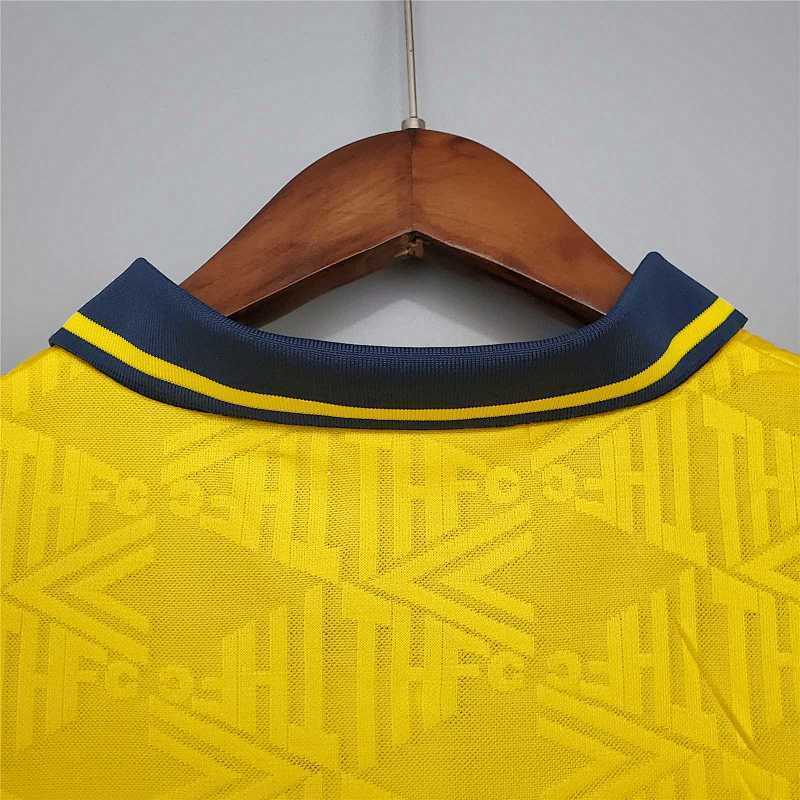 Camiseta Tottenham Amarillo Visitante 92/94