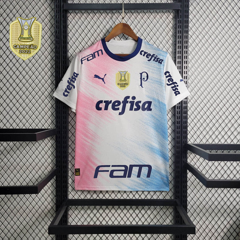 Maillot Palmeiras Rose Blanc 23/24