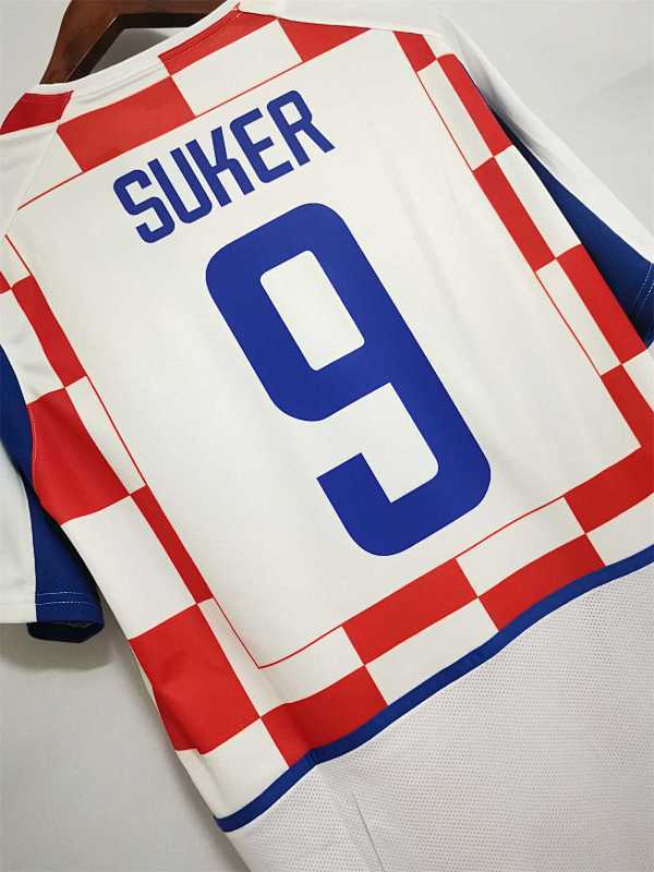 Maillot Croatia Domicile Rétro 2002