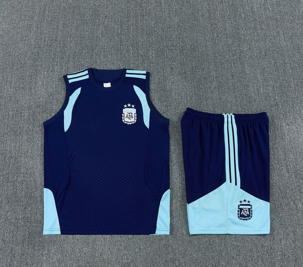 Short + débardeur Argentine Bleu Roi 26/27