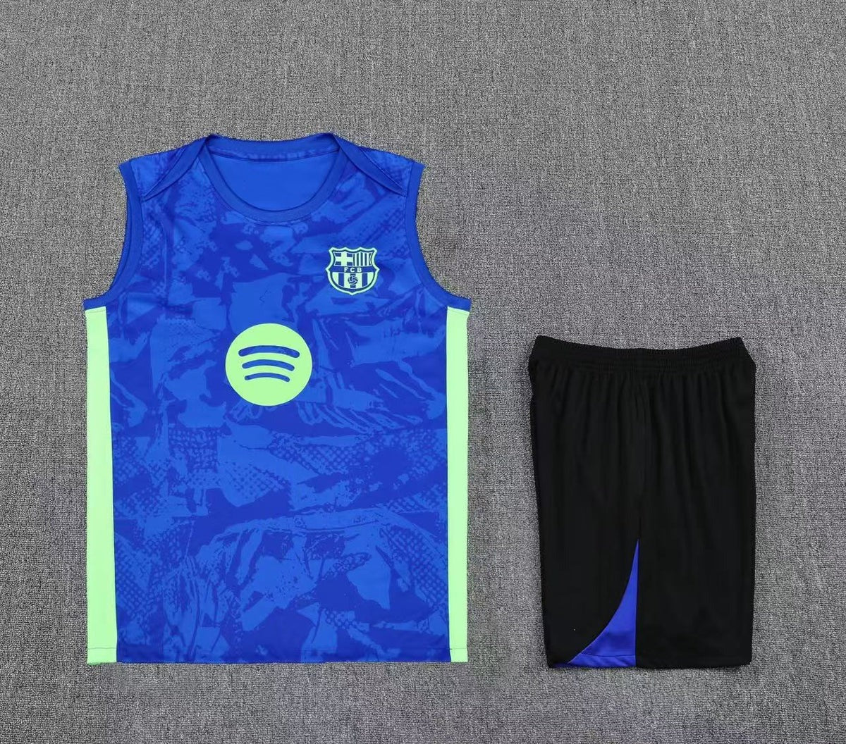 Short + débardeur FC Barcelone Bleu