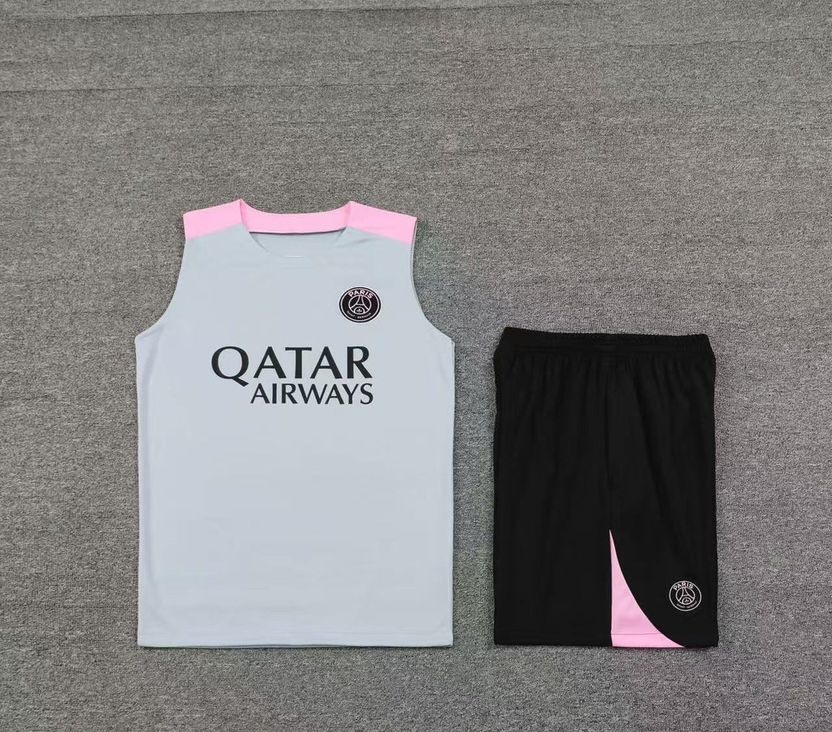 Short + débardeur Paris Saint-Germain Blanc