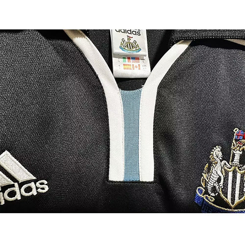 Newcastle Black Away Retro Jersey 00/01