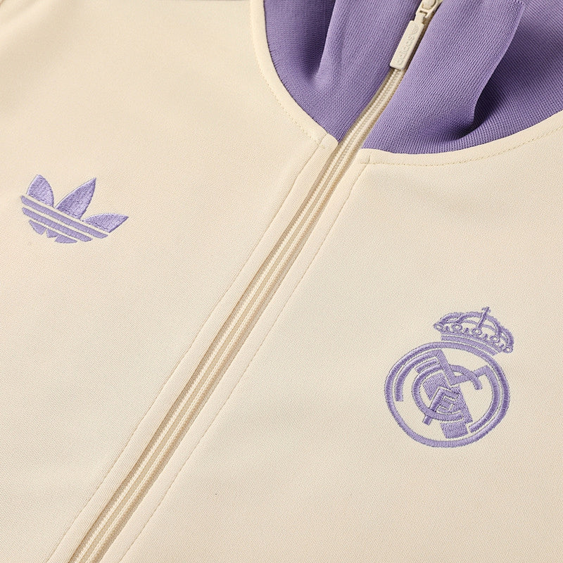 Survêtement Real Madrid Beige&Violet 24/25