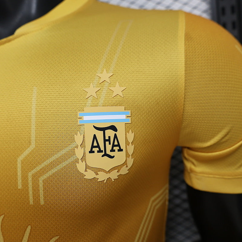 Maillot Argentina Golden T Édition spéciale Player Version 25/26