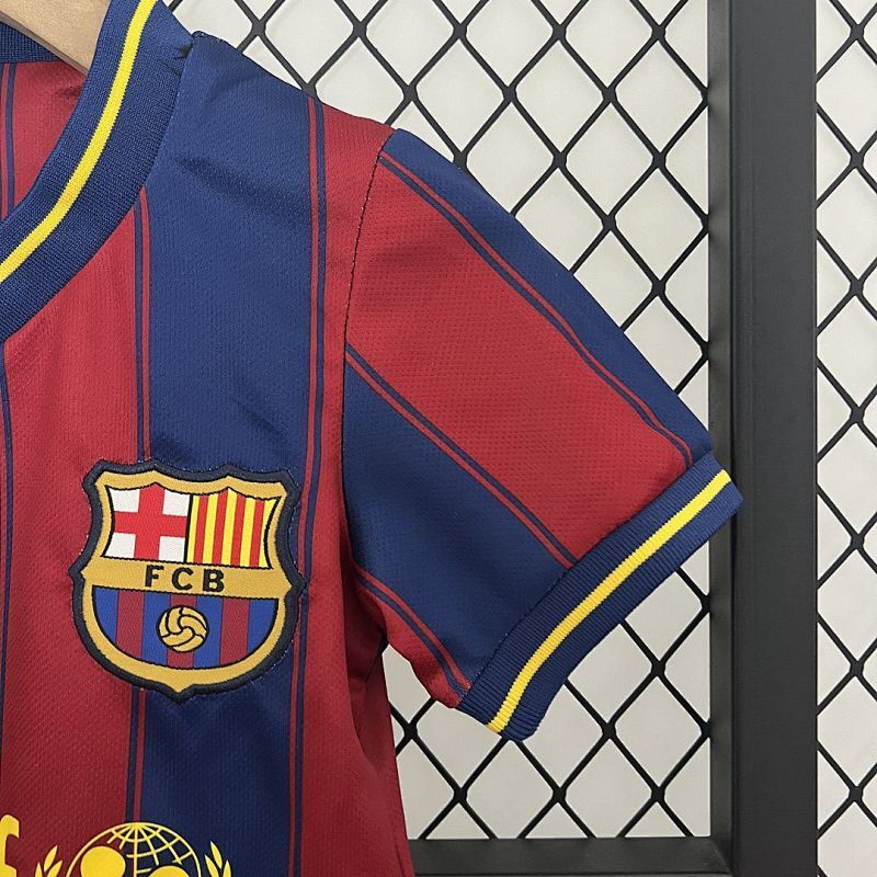 FC Barcelona Home Kids Kit 09/10