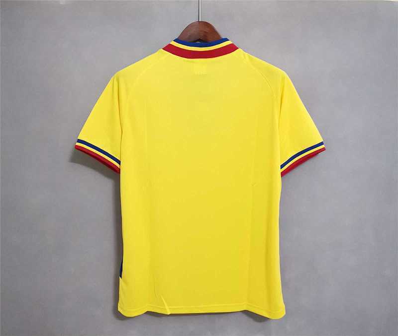 Maillot Romania yellow Domicile Rétro 25/26