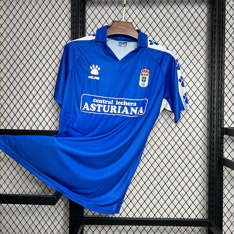 Maillot Real Oviedo Vintage Domicile Rétro 90/91