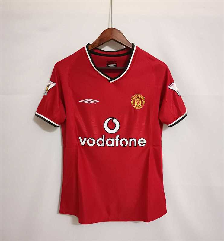 Maillot Manchester United Domicile Rétro 2000/02