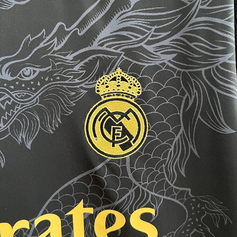 Maillot Real Madrid Dragon Noir Édition spéciale 23/24