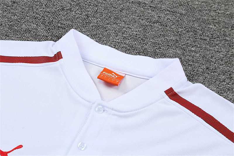Polo AC Milan Blanc